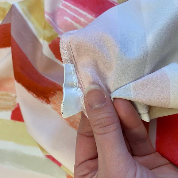 Minkpink Good‎ Life Tee Mini Dress Womens Size M Boho Pink Yellow - Picture 6 of 6